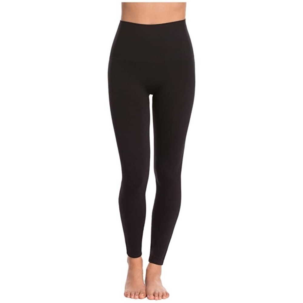 Spanx Black Comfy Basic Full Length Casual Leggin… - image 1